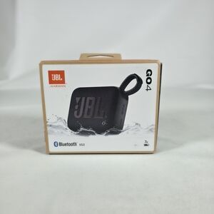 JBL GO 4 Portable Bluetooth Speaker - Black New In Box